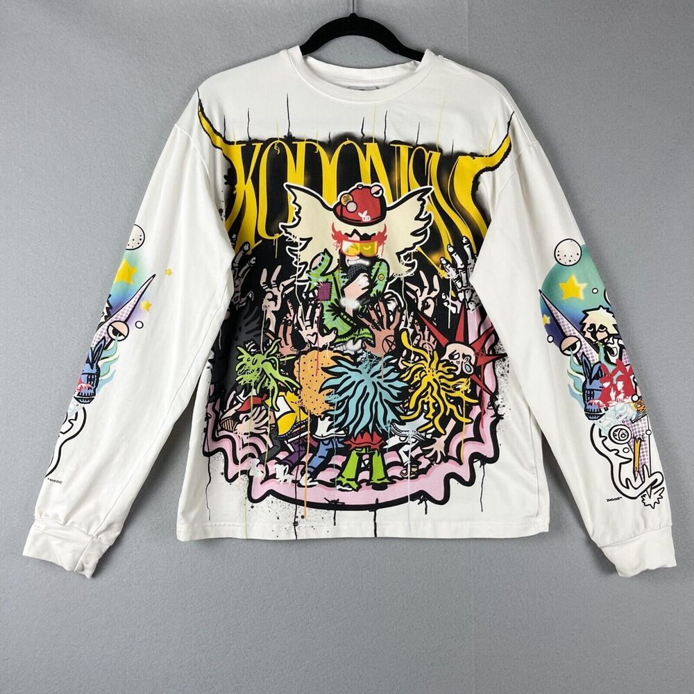 Kodone World Cybershow T Shirt Graphic Print Anime Urban Streetwear Medium 2020‎